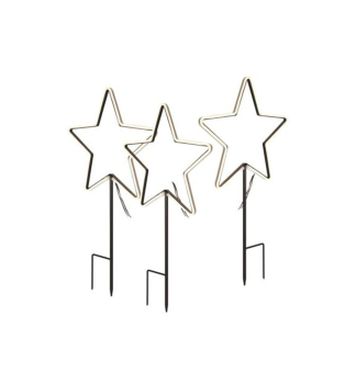 LED-Dekoration STICK-UP STARS, 31 x 24 x 61 cm, Outdoor, kaltwei